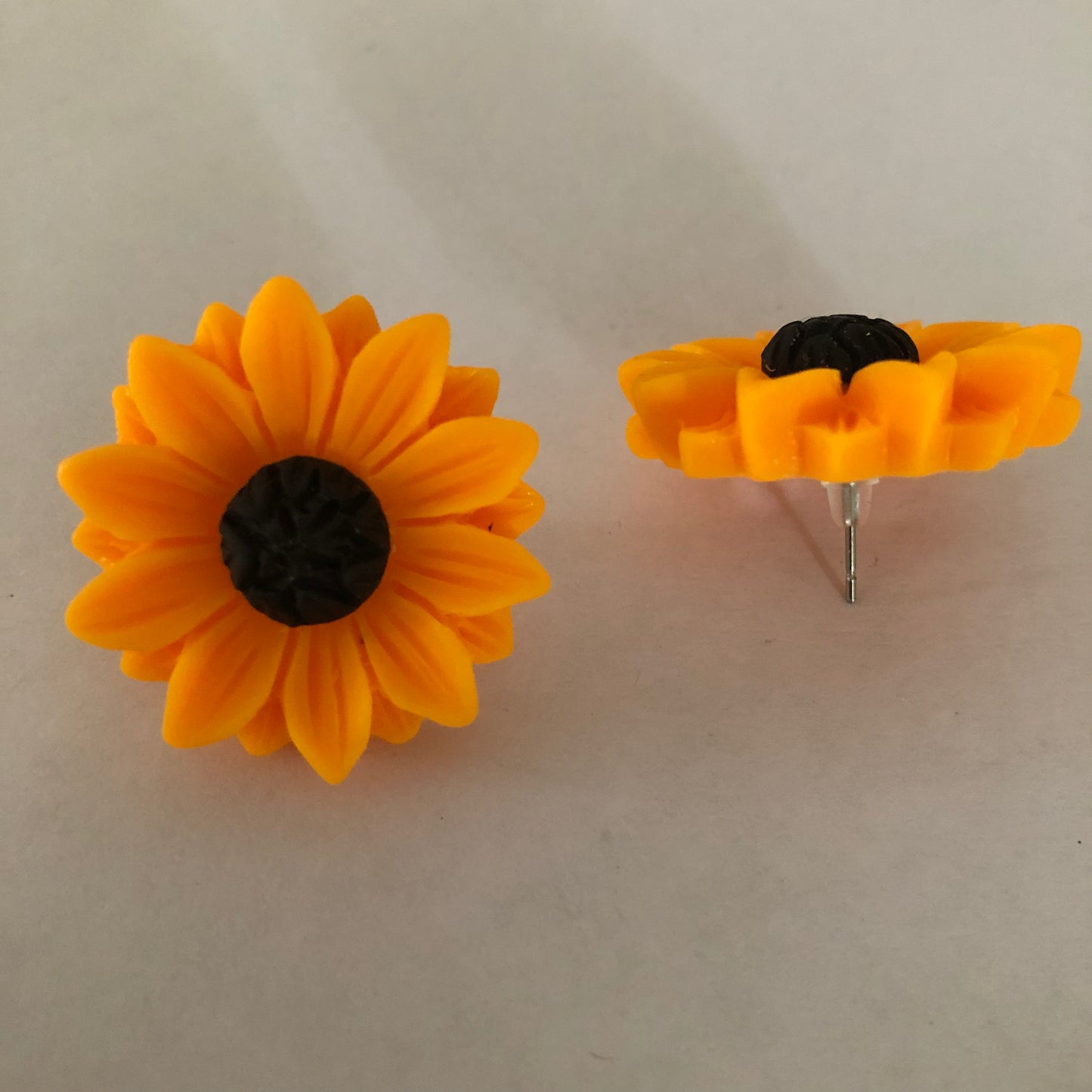 Sunflower stud earrings