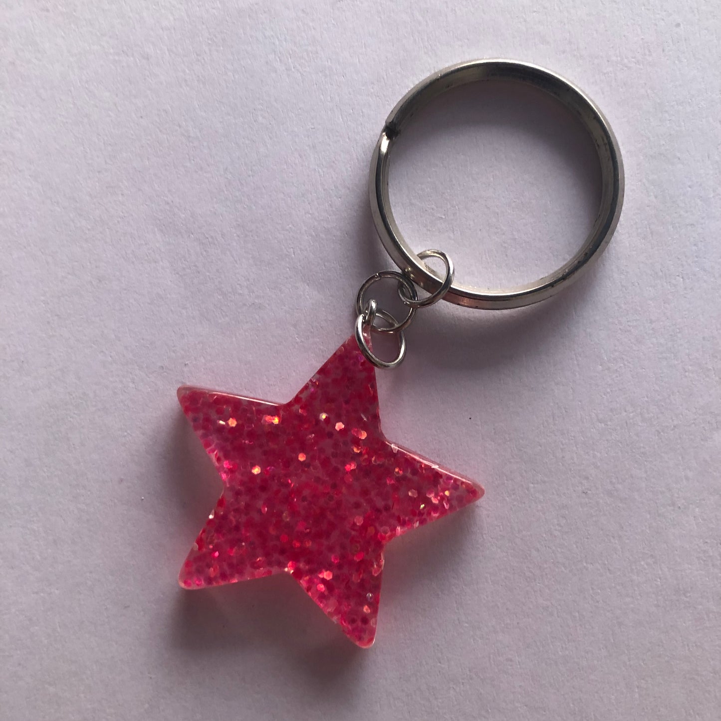 Star charm y2k keychain