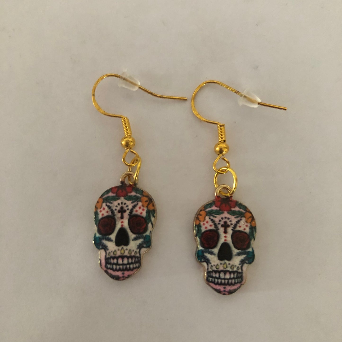 Día De Muertos Skull Calavera Earrings