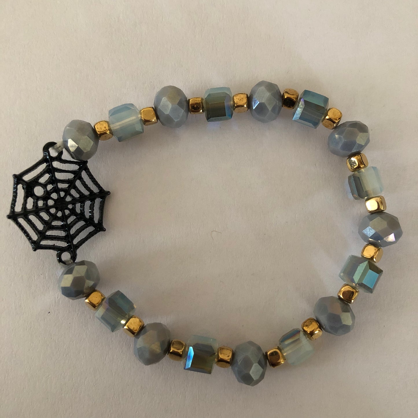 Halloween Spooky Spider Web Bracelet