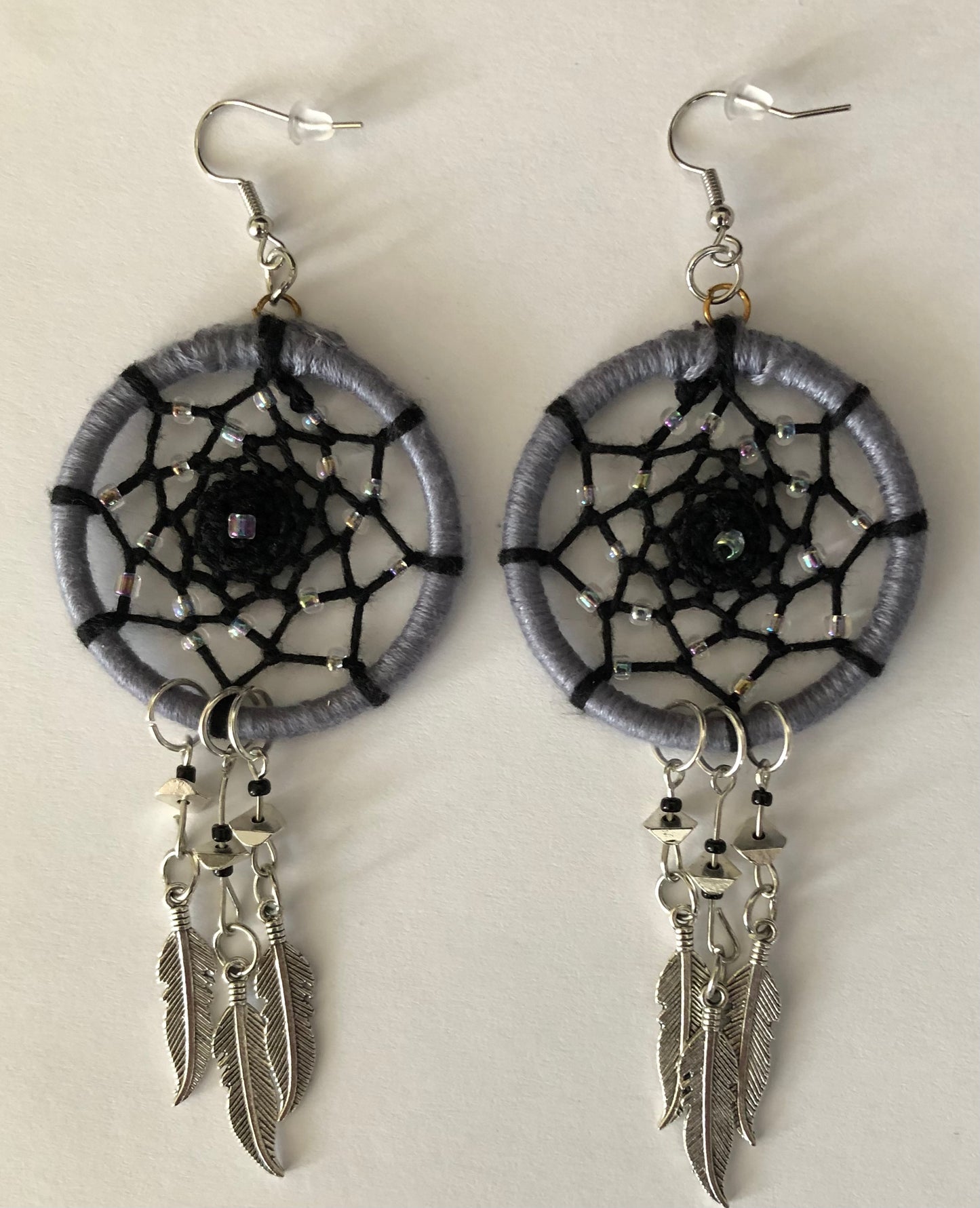 Dream catcher earrings