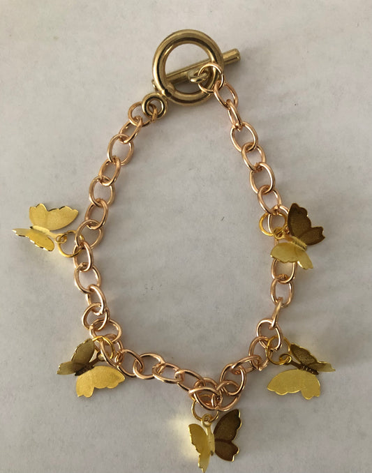 Butterfly jewelry set