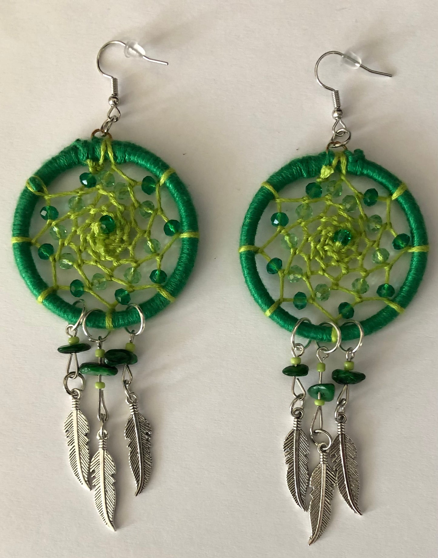Dream catcher earrings