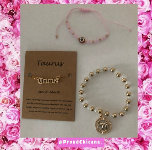 Zodiac signs jewelry set