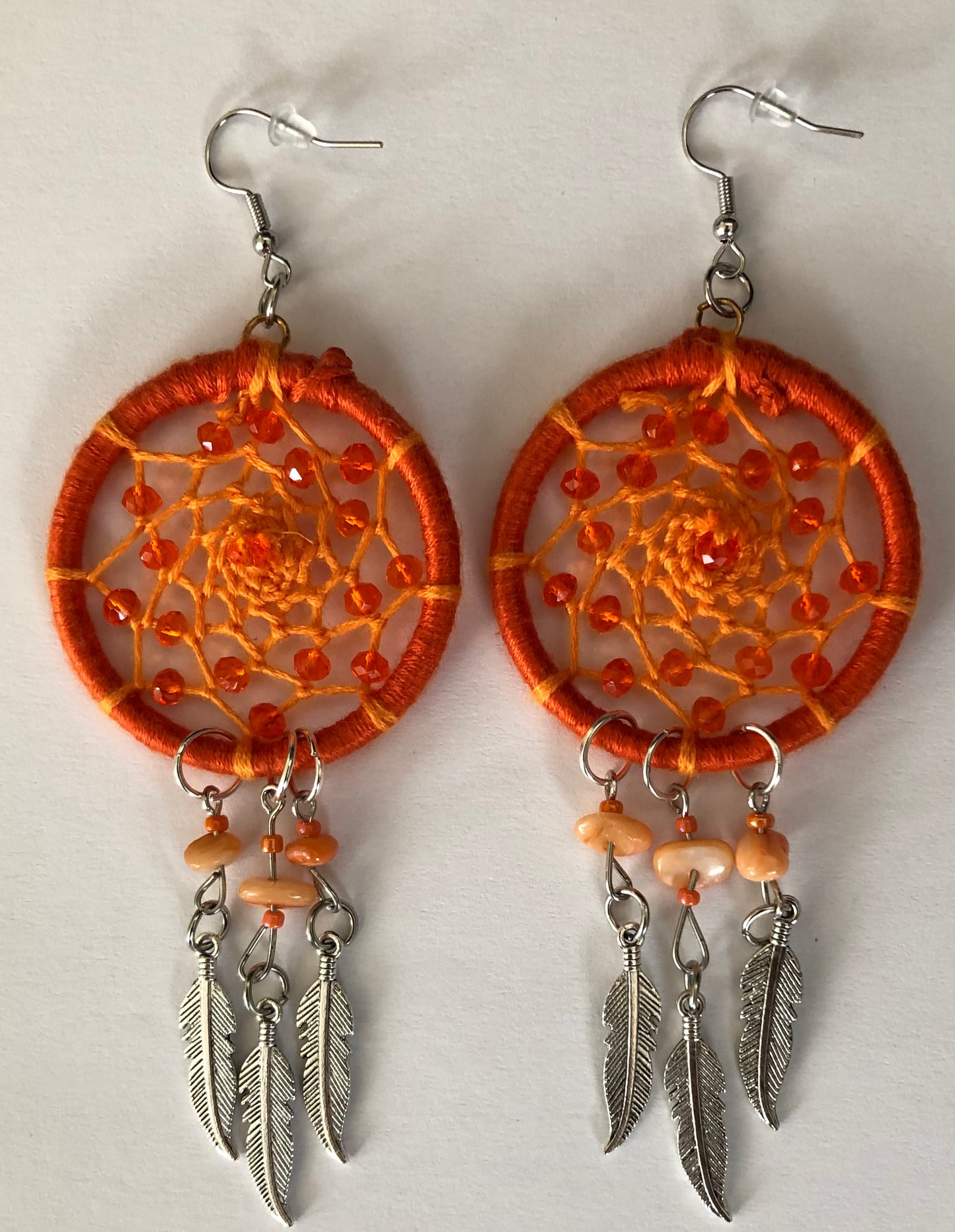 Dream catcher earrings