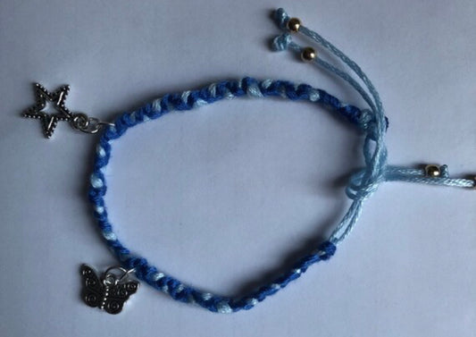 Braided and beaded bracelets