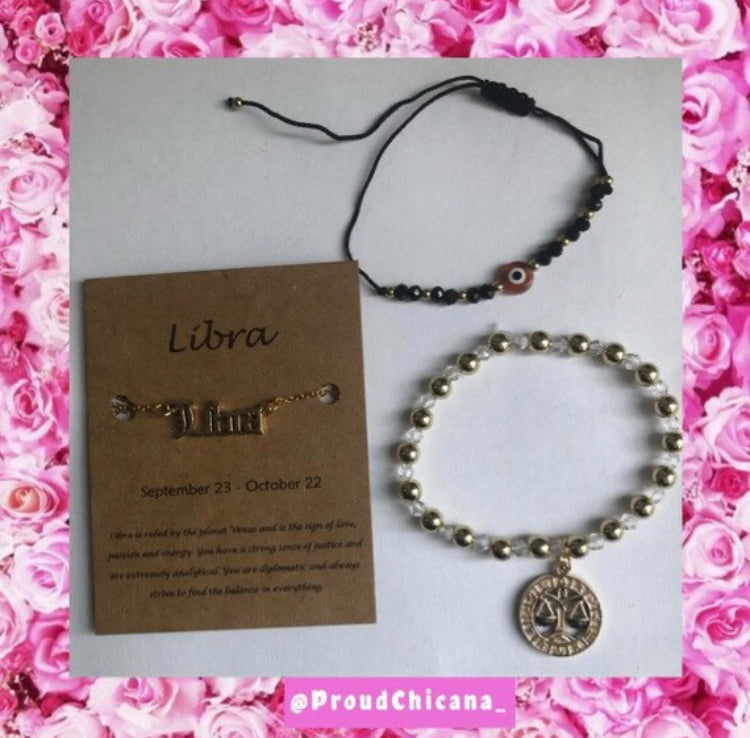 Zodiac signs jewelry set