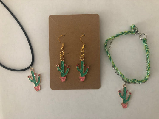 Cactus Jewelry Set