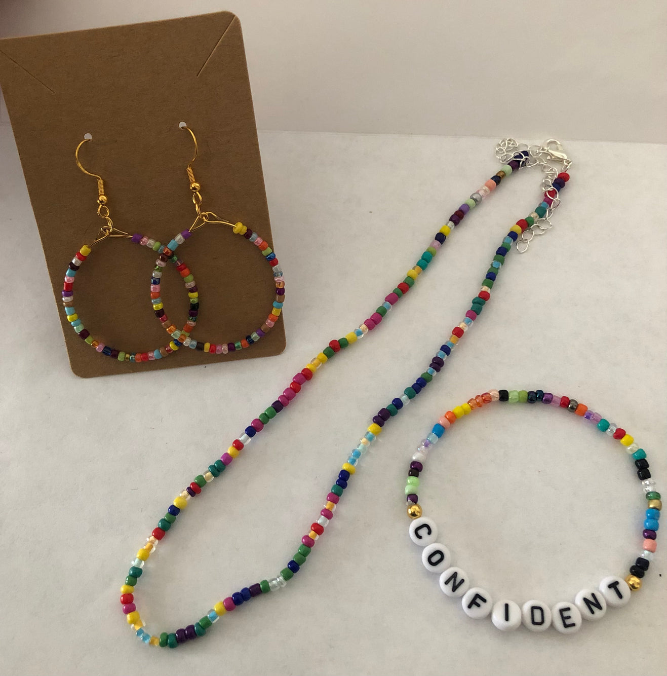 Confident empowering jewelry set