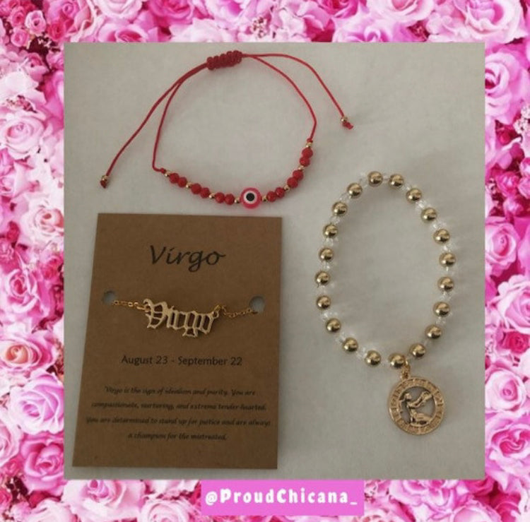 Zodiac signs jewelry set