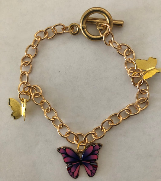 Butterfly jewelry set