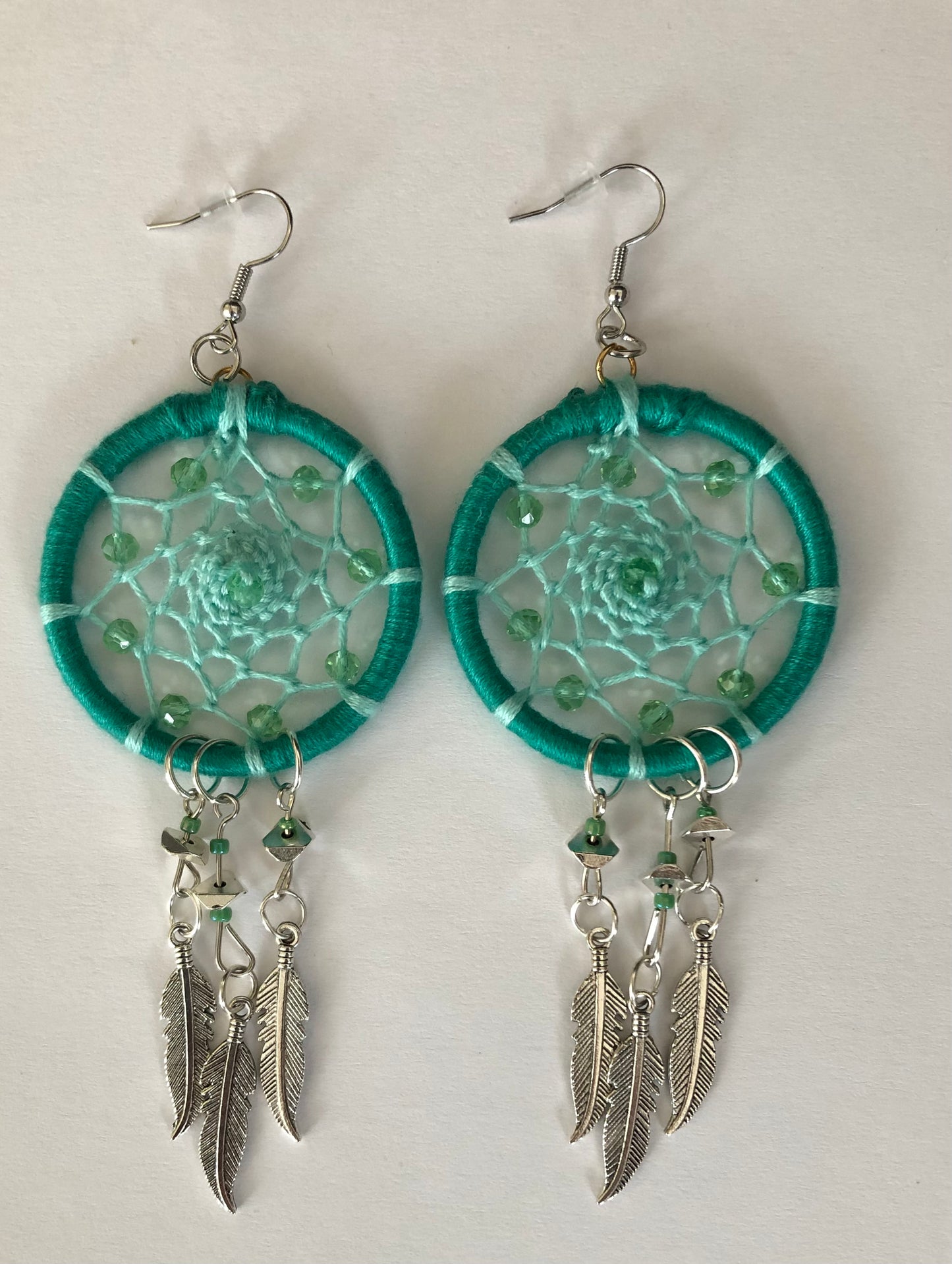 Dream catcher earrings