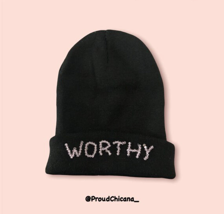 Empowering and motivational beanies-Poderosa, Chula, Queen, Chingona, Love, Worthy, Bonita, Confident