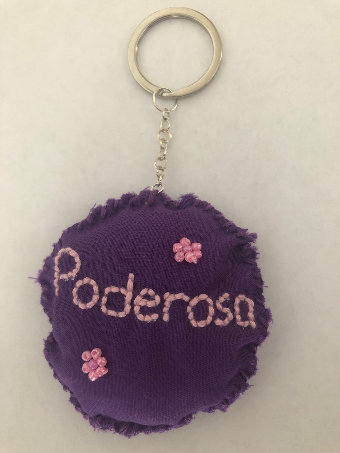 Mini Pillow Embroidered and Empowering Keychains