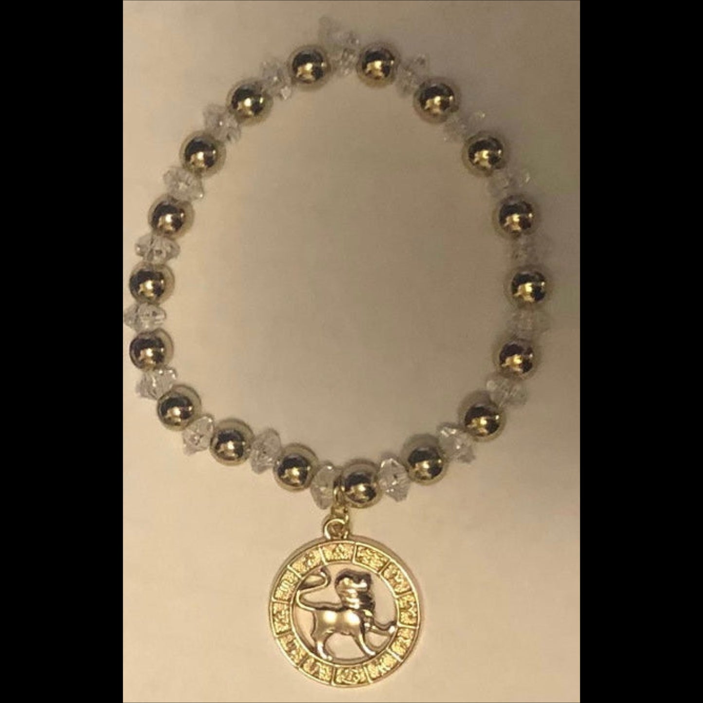 Leo zodiac sign bracelet