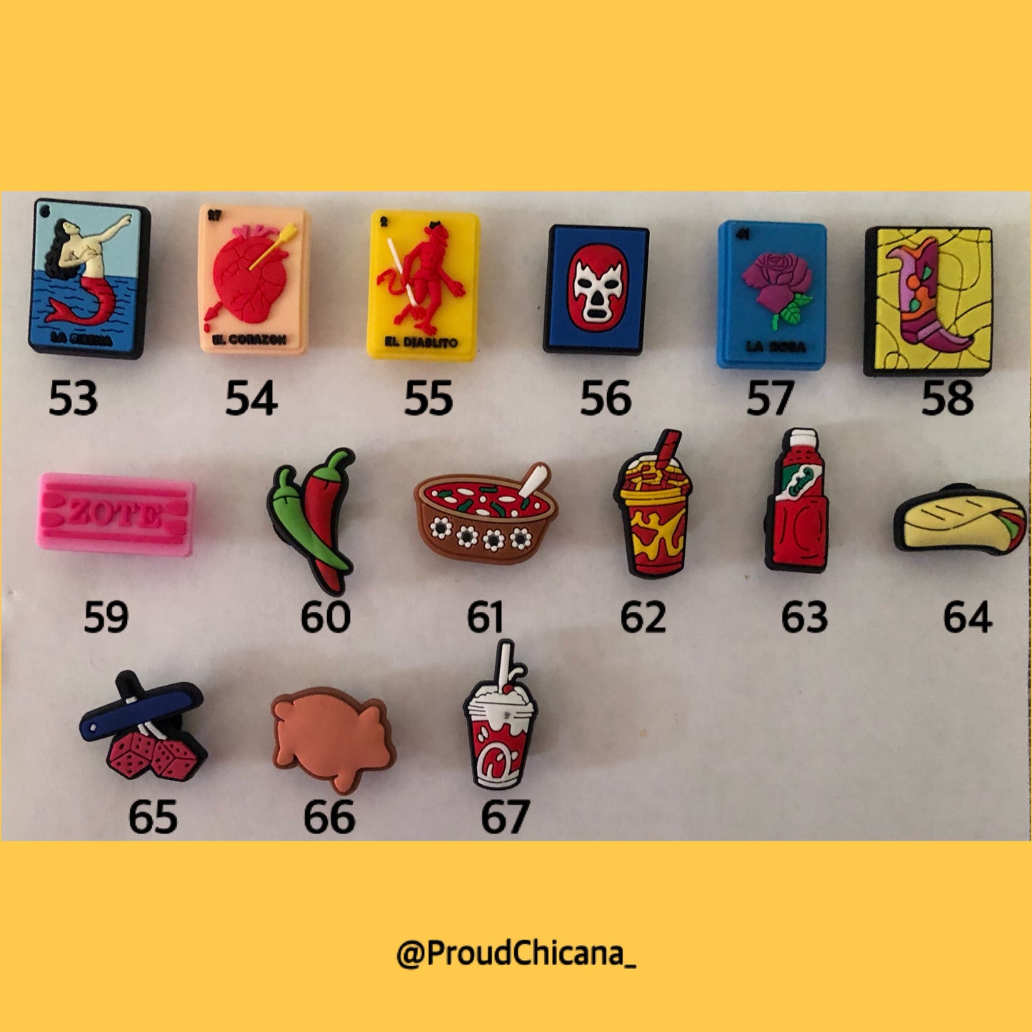 Croc charms | Latino, Mexican, and Chicano charms