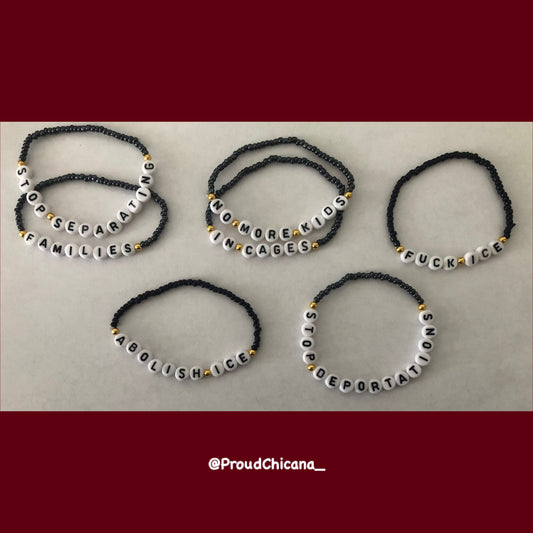 ABOLISH ICE bracelets