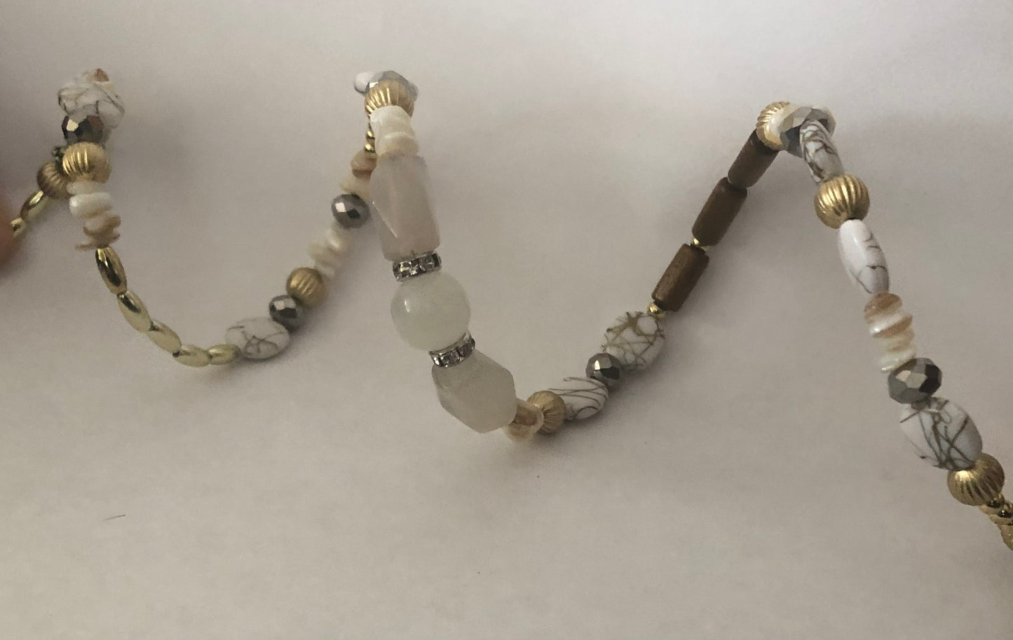 Jewelry set | Wire wrapped bracelet and earrings