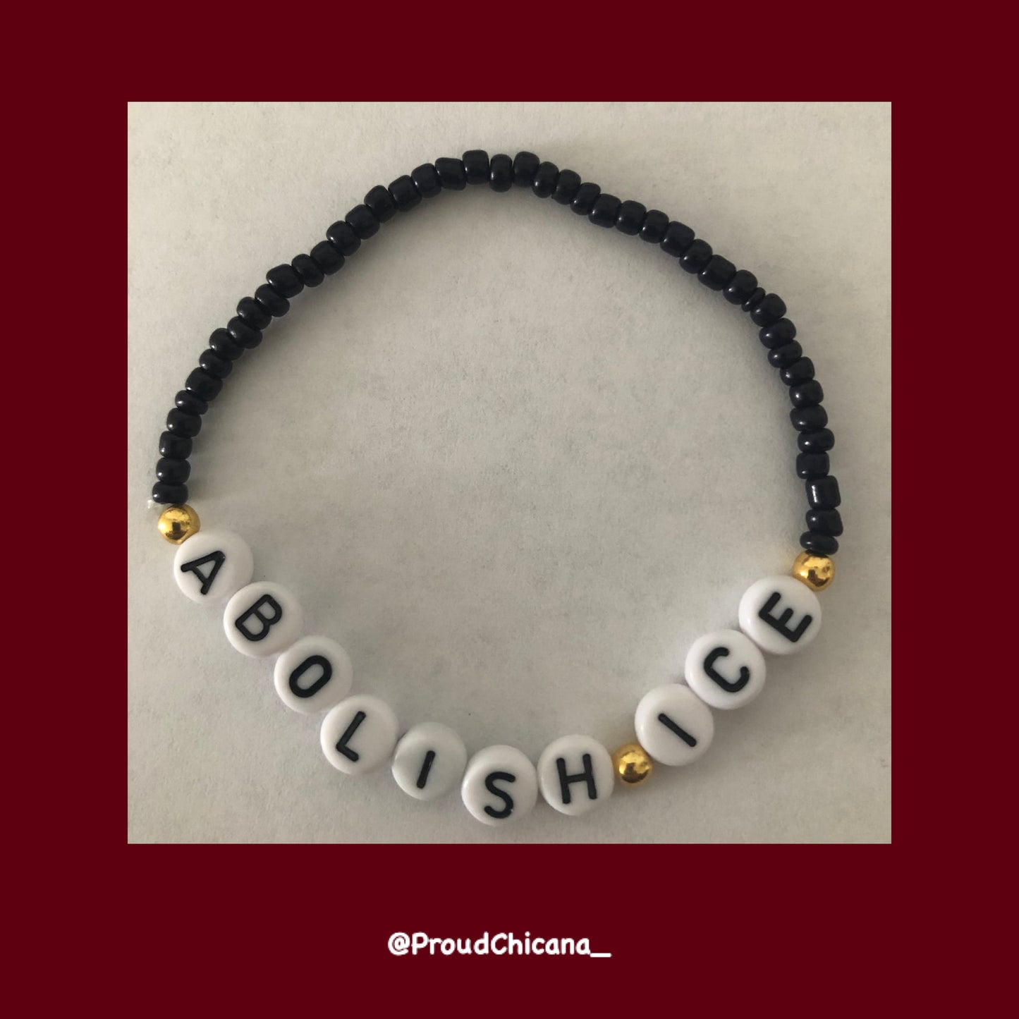 ABOLISH ICE bracelets