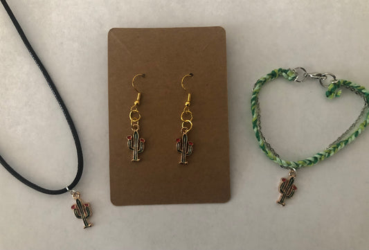 Cactus Jewelry Set