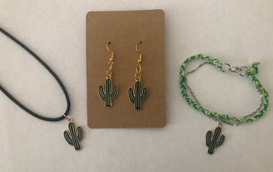Cactus Jewelry Set
