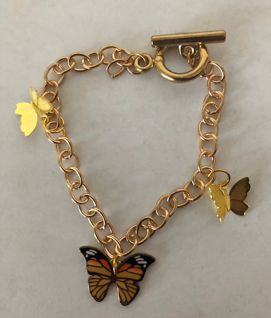 Butterfly jewelry set