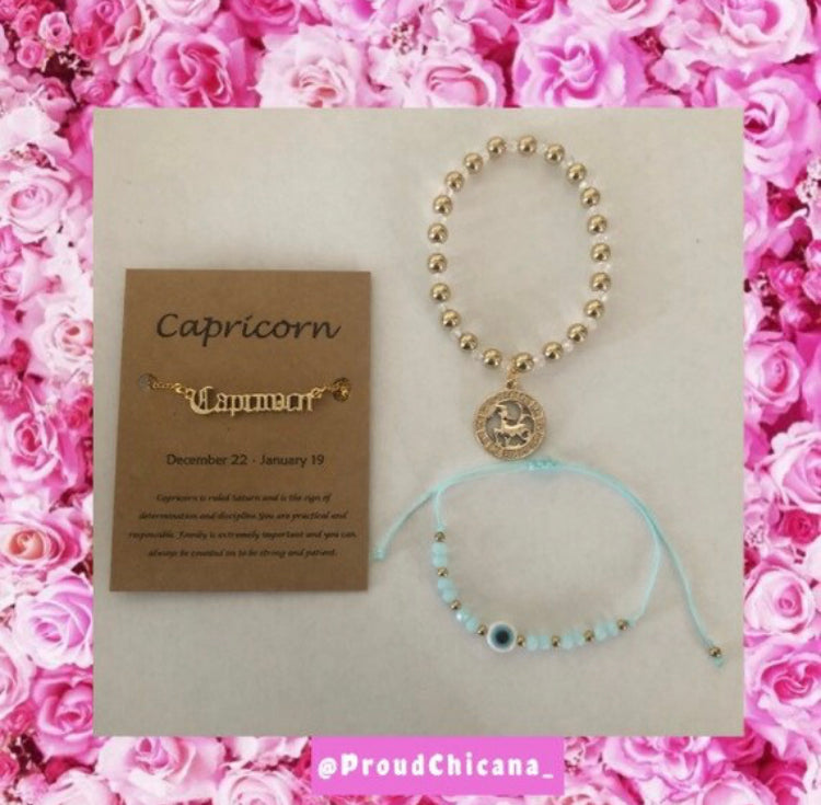 Zodiac signs jewelry set