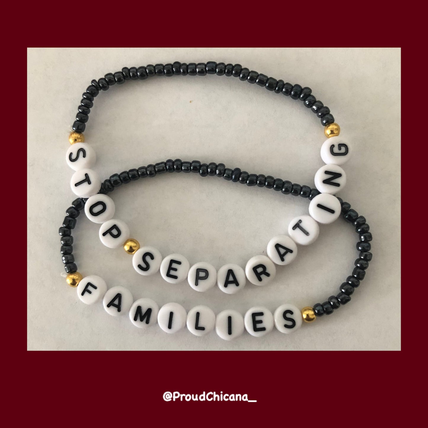 ABOLISH ICE bracelets