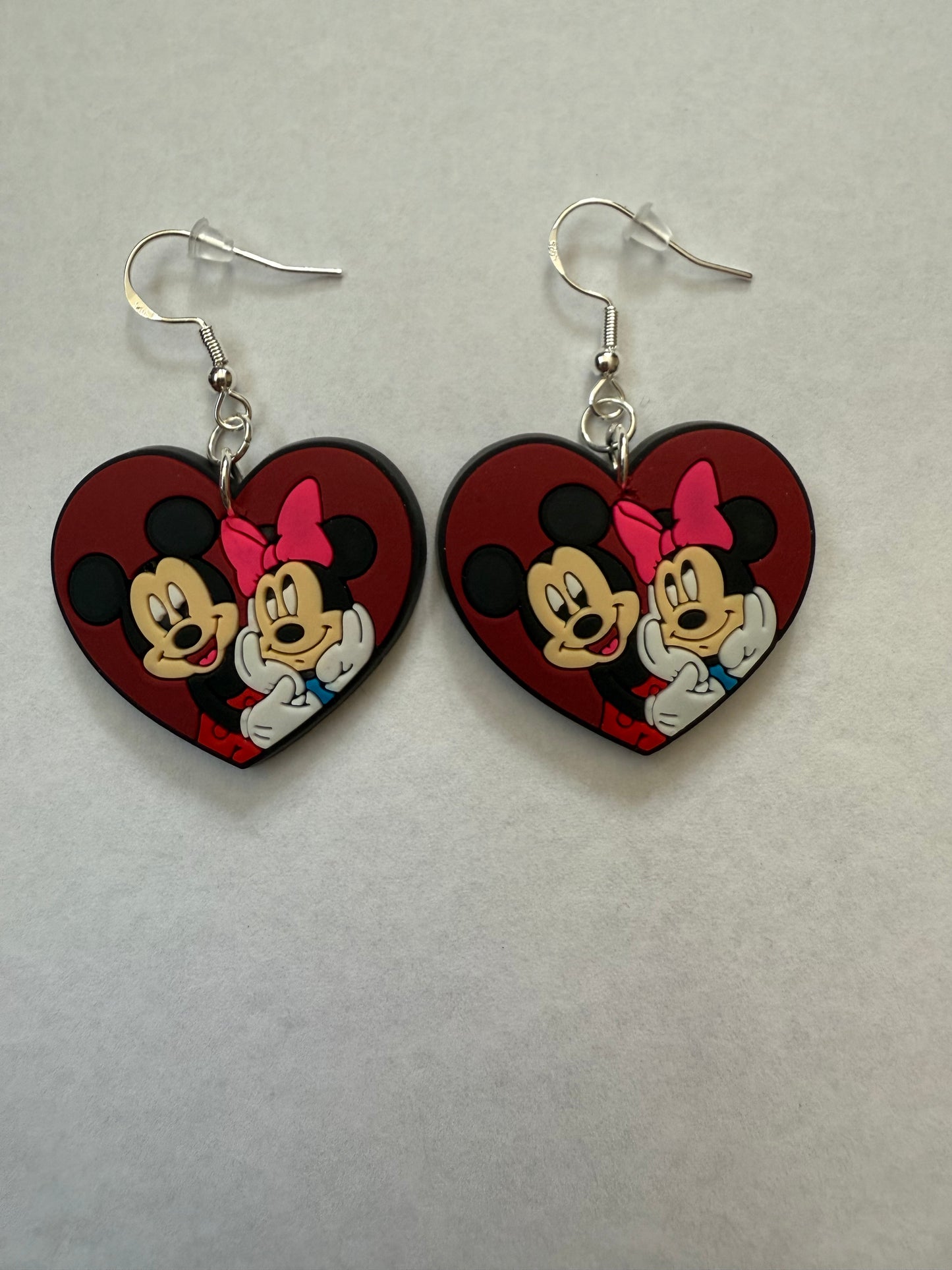 Mickey and Minnie Mouse Love earrings