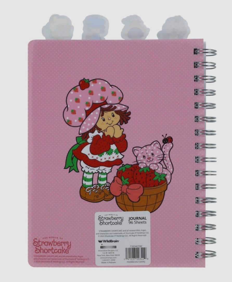 Strawberry Shortcake Tab Journal Notebook