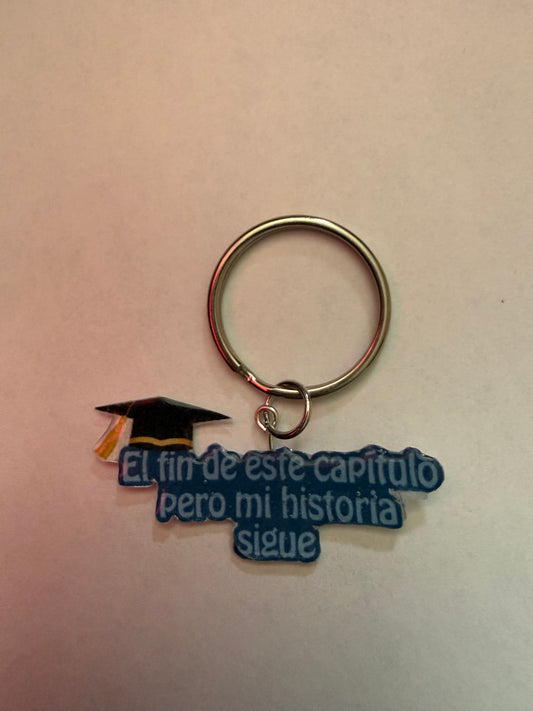 El fin de este capítulo pero mi historia sigue keychain