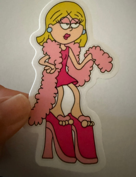Lizzie McGuire cartoon sticker