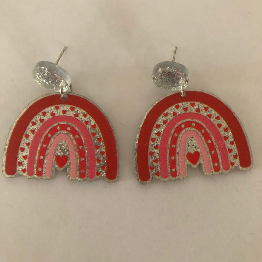 Valentine’s Day earrings