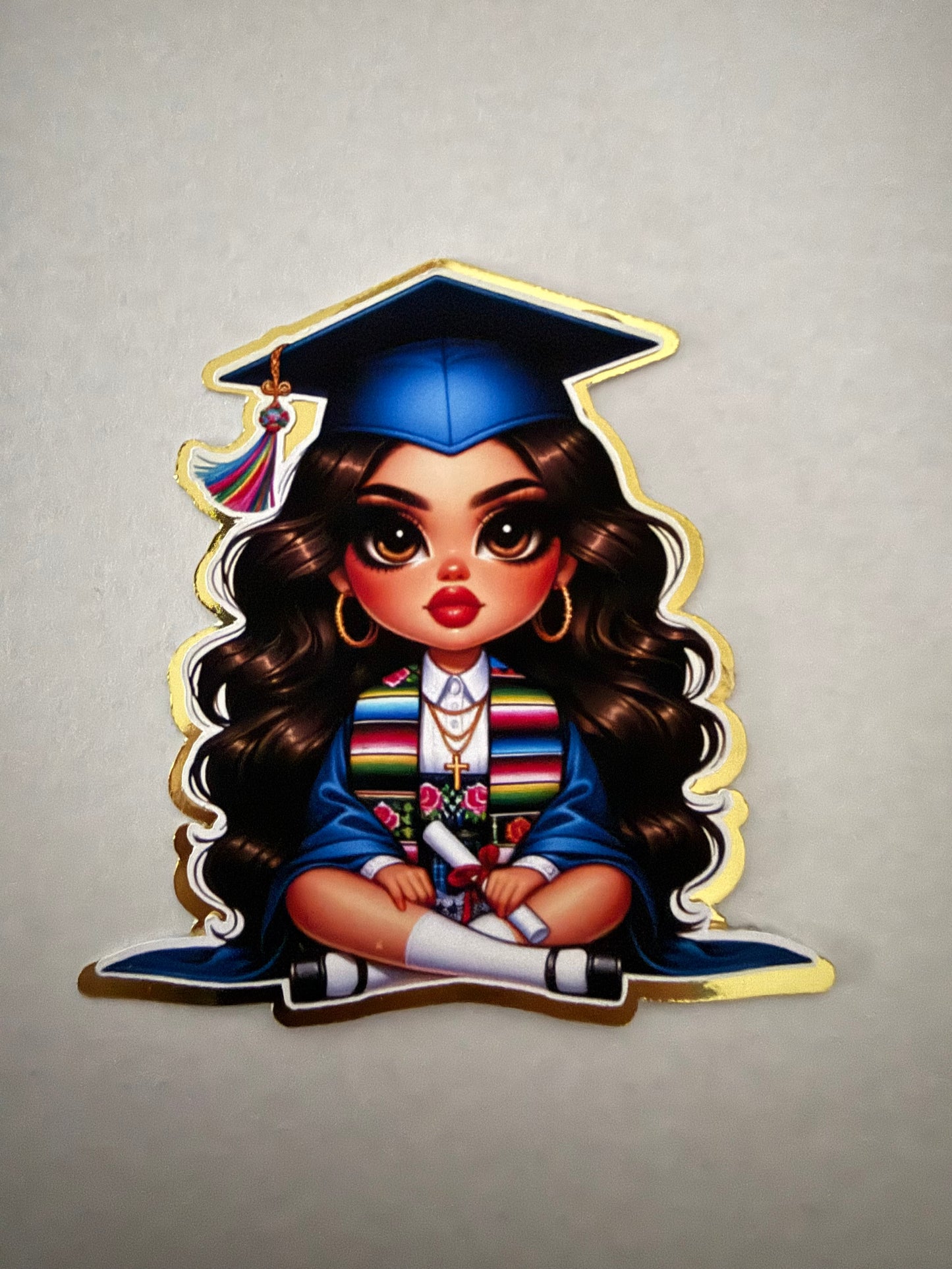 Grad Cut Out Graduation Leis Topper