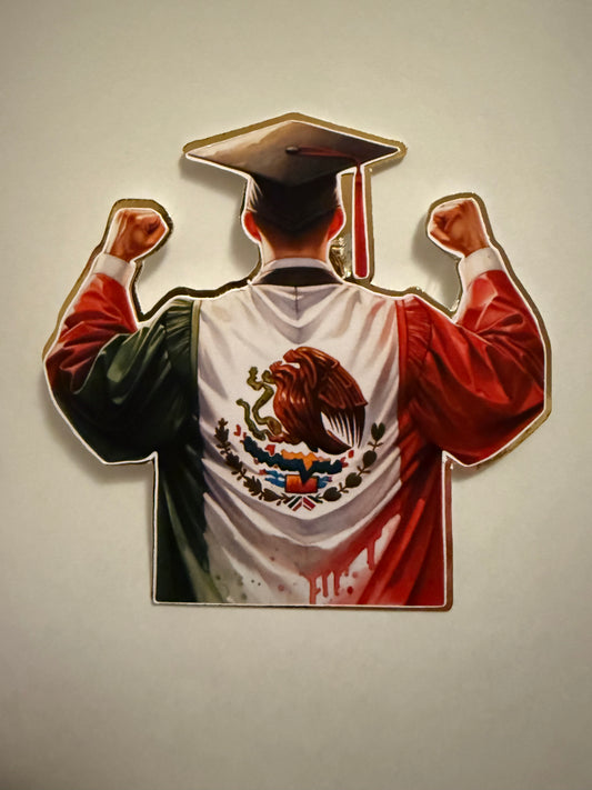 Mexican Grad Cut Out Graduation Leis Topper