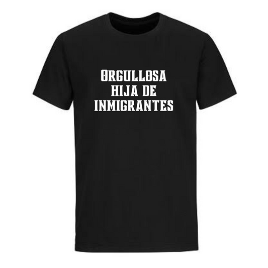 Orgullosa hija de inmigrantes unisex short-sleeve T-shirt