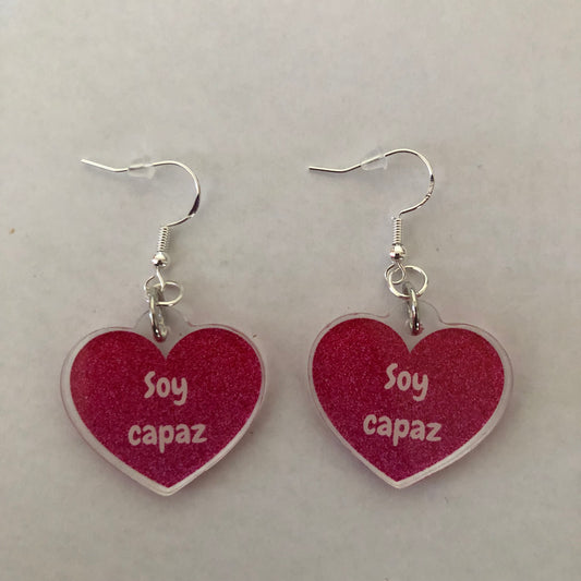 Valentine’s Day Soy capaz earrings