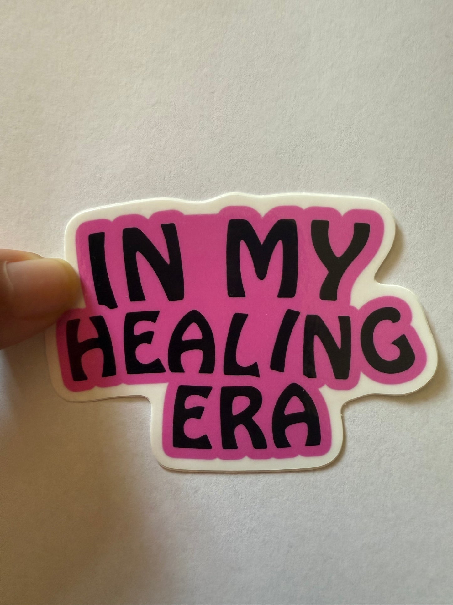 In my healing era sticker