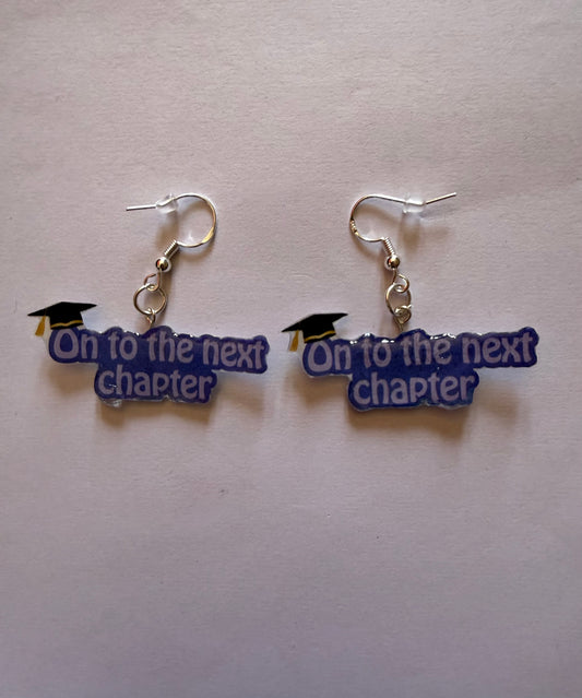 On to the next chapter earrings