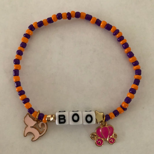 Halloween Spooky Boo Bracelet