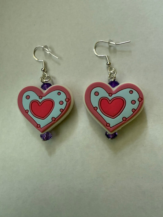 Heart earrings