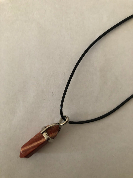Crystal healing necklace