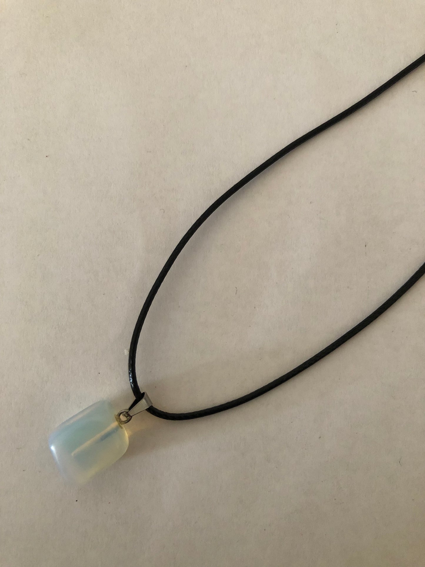 Crystal healing necklace
