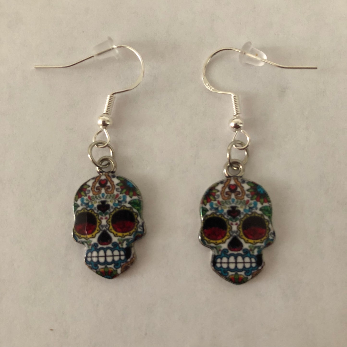 Día De Muertos Skull Calavera Earrings