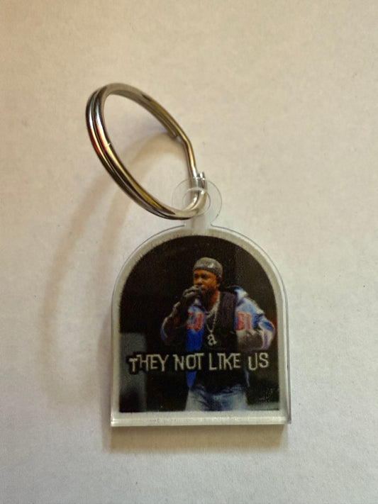 They not like us Kendrick Lamar keychain