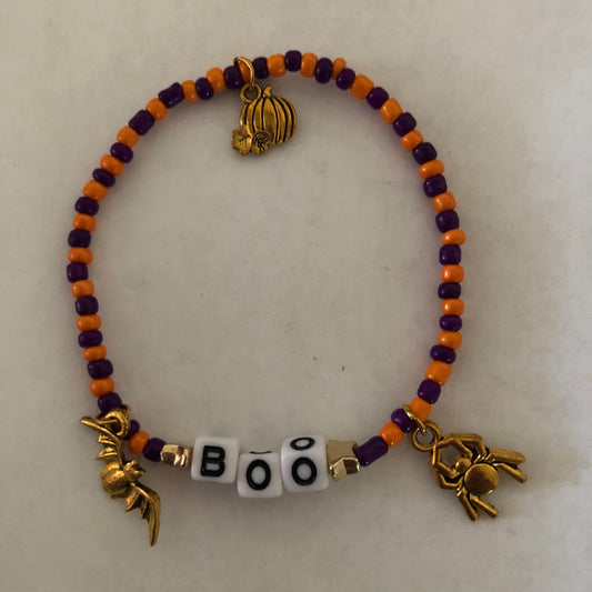 Halloween Spooky Boo Bracelet
