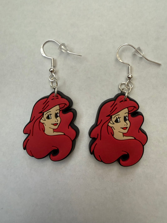 Princess Little Mermaid Ariel earrings