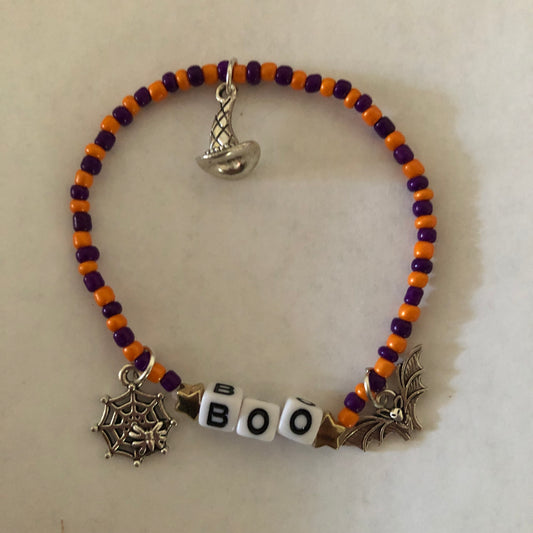 Halloween Spooky Boo Bracelet