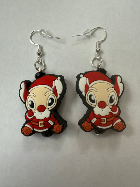 Christmas Stitch earrings