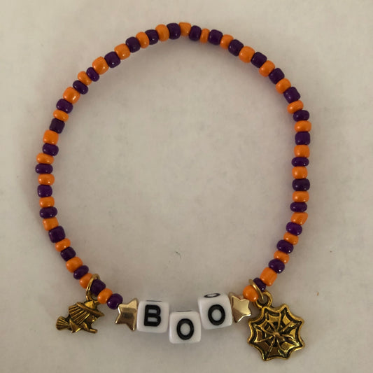 Halloween Spooky Boo Bracelet